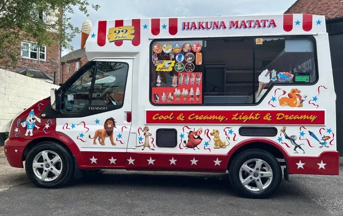 The Hakuna Matata van — Tony's Ice Creams, Frome